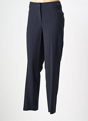 Pantalon droit tissage crêpe taille normale bleu OLSEN femme