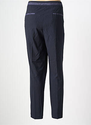 Pantalon droit tissage crêpe taille normale bleu OLSEN femme