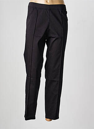 Pantalon slim taille élastique taille normale noir FRANK WALDER femme