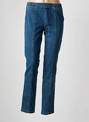 Jeans coupe slim stretch taille normale bleu FRANK WALDER homme