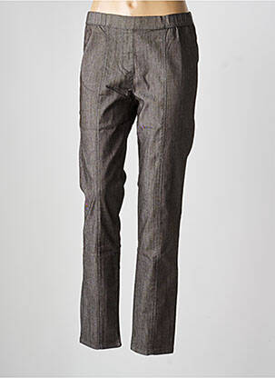 Jeans coupe slim stretch taille normale gris FRANK WALDER femme