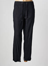 Pantalon droit taille élastique taille normale noir OLSEN femme