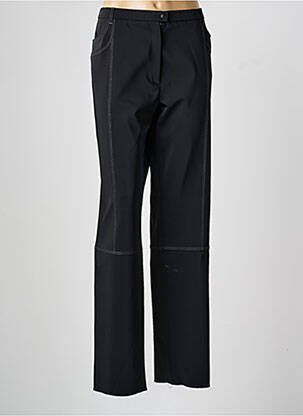 Pantalon droit stretch taille normale noir KARTING femme
