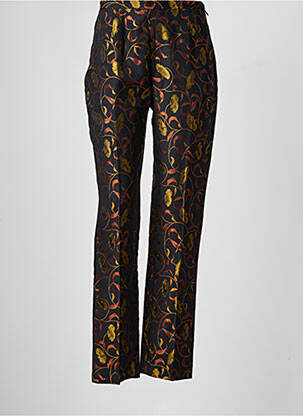 Pantalon slim taille élastique noir BREAL femme