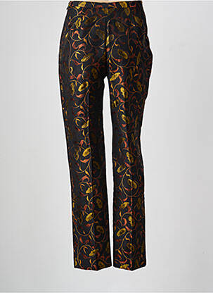 Pantalon slim taille élastique noir BREAL femme