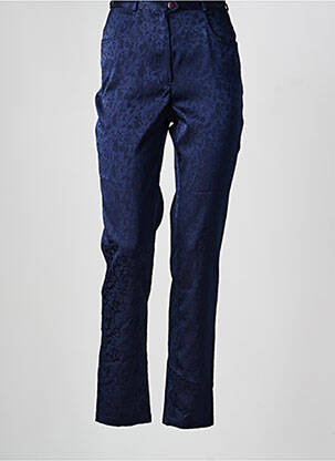 Pantalon slim taille haute taille haute bleu BREAL femme