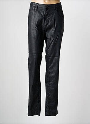 Pantalon slim tissage enduit taille normale noir TONI femme