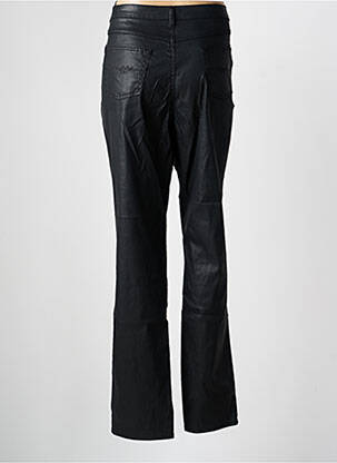 Pantalon slim tissage enduit taille normale noir TONI femme