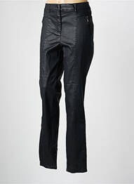 Pantalon slim taille normale taille normale noir TONI femme