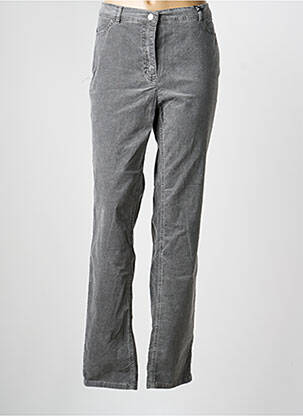 Pantalon slim stretch taille normale gris TONI femme