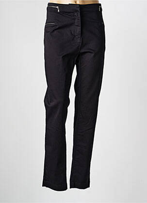 Pantalon slim taille élastique taille normale noir PAUPORTÉ femme