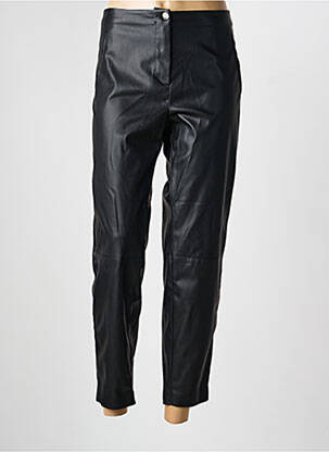 Pantalon 7/8 taille à pinces taille normale noir TONI femme