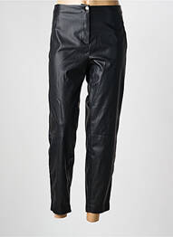 Pantalon 7/8 taille à pinces taille normale noir TONI femme
