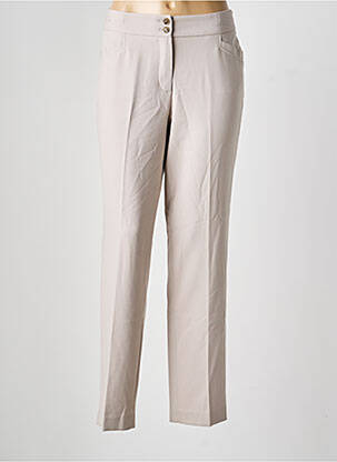 Pantalon slim taille normale taille normale beige OLSEN femme