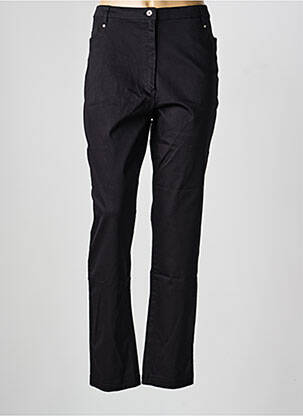 Jeans coupe slim stretch taille normale noir CHRISTINE LAURE femme