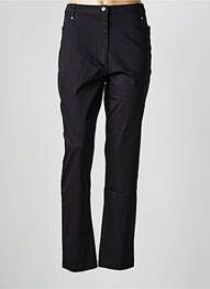 Jeans coupe slim stretch taille normale noir CHRISTINE LAURE femme
