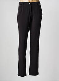 Pantalon slim stretch taille normale noir CHRISTINE LAURE femme