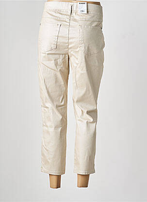 Pantalon 7/8 tissage popeline taille normale beige RABE femme