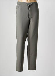 Pantalon droit taille élastique taille normale vert FRANK WALDER femme