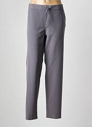 Pantalon droit taille élastique taille normale gris clair FRANK WALDER femme