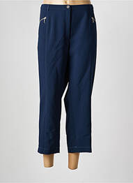 Pantacourt coupe droite taille normale bleu PAUPORTÉ femme