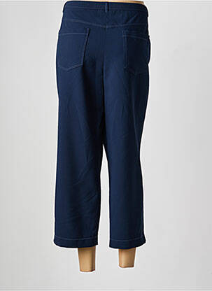 Pantacourt coupe droite taille normale bleu PAUPORTÉ femme