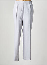 Pantalon droit taille élastique taille normale gris FINNKARELIA femme