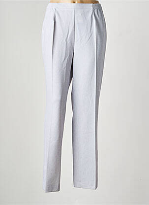 Pantalon droit taille élastique taille normale gris FINNKARELIA femme