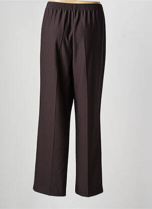Pantalon droit taille élastique taille normale marron FINNKARELIA femme
