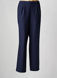 Pantalon droit taille élastique taille normale bleu FINNKARELIA femme