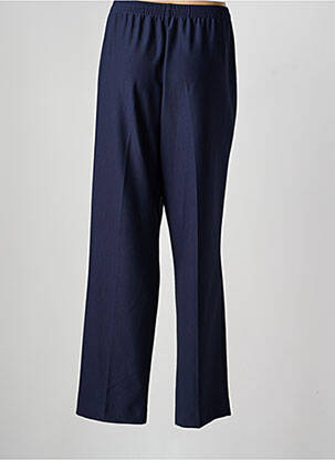 Pantalon droit tissage crêpe taille normale bleu FINNKARELIA femme