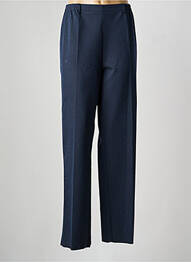 Pantalon droit taille élastique taille normale bleu KARTING femme