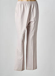Pantalon droit taille élastique taille normale beige FINNKARELIA femme