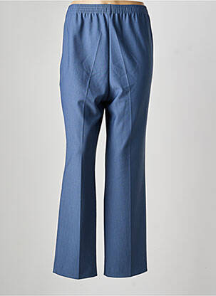 Pantalon droit tissage crêpe taille normale bleu FINNKARELIA femme