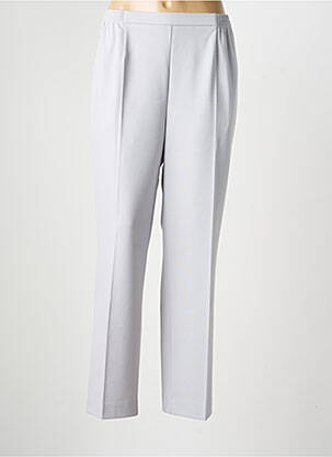 Pantalon slim taille élastique taille normale gris clair FINNKARELIA femme