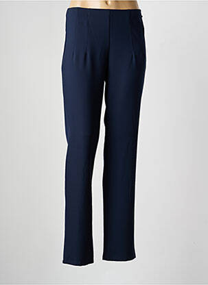Pantalon slim taille haute taille haute bleu FRANK WALDER femme