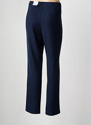 Pantalon slim taille élastique taille haute bleu FRANK WALDER femme