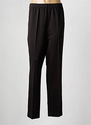 Pantalon droit stretch taille normale noir FINNKARELIA femme