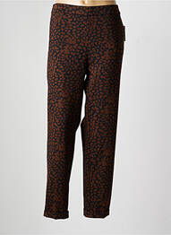 Pantalon slim taille élastique taille normale noir FRANK WALDER femme