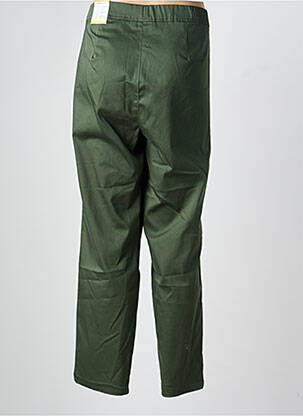 Pantalon slim taille élastique taille normale vert FRANK WALDER femme