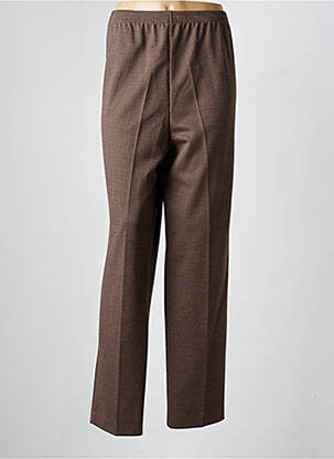 Pantalon droit taille élastique taille normale marron FINNKARELIA femme