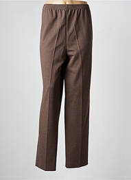 Pantalon droit taille élastique taille normale marron FINNKARELIA femme