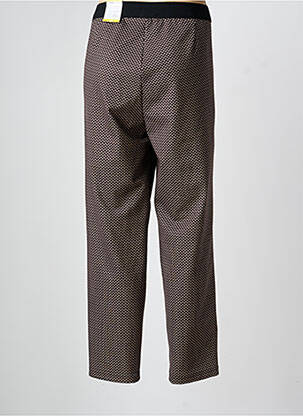 Pantalon droit stretch taille normale noir FRANK WALDER femme
