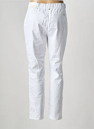 Pantalon chino tissage popeline taille normale blanc TONI femme