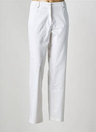 Jeans coupe slim taille normale taille normale blanc CHRISTINE LAURE femme