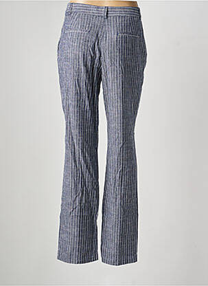 Pantalon chino fermeture zippée sous rabat boutonné taille normale bleu OLSEN femme