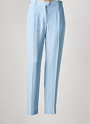 Pantalon slim taille haute taille haute bleu BREAL femme