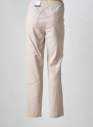 Pantalon slim stretch taille normale beige FRANK WALDER femme