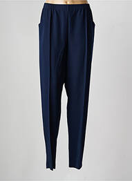 Pantalon slim taille élastique taille normale bleu GRIFFON femme