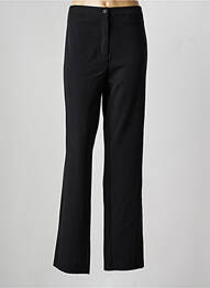 Pantalon droit taille à pinces taille normale noir QUATTRO femme